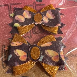 Tutu Girl Magic Butterfly Hair-bow 2 pc